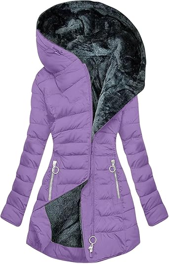 Beatrice - Warm Winter Coat With Fleece Lining
