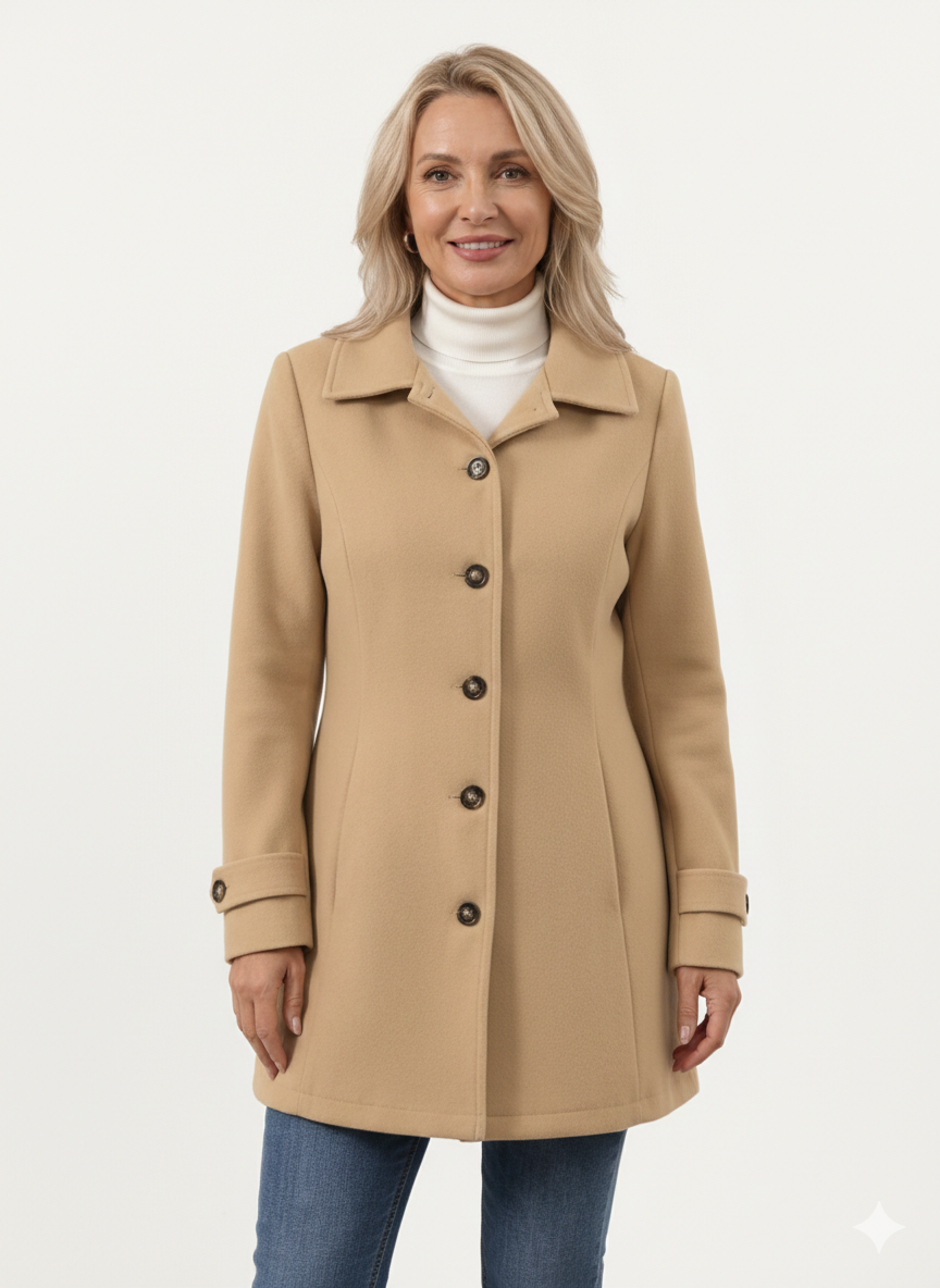 Evelyn™ - Half-Length Wool Coat